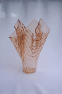 Slumped Glass Vase